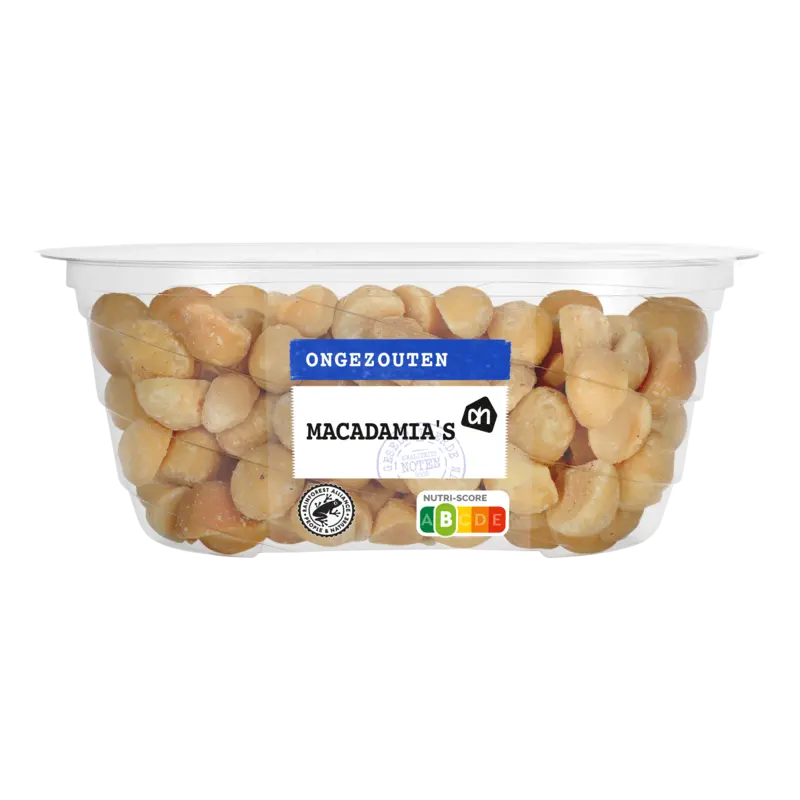 AH Ongezouten macadamia's geroosterd