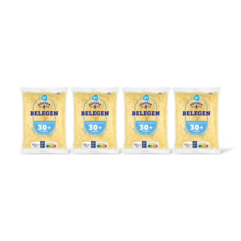 AH Goudse belegen 30+ geraspt 4-pack