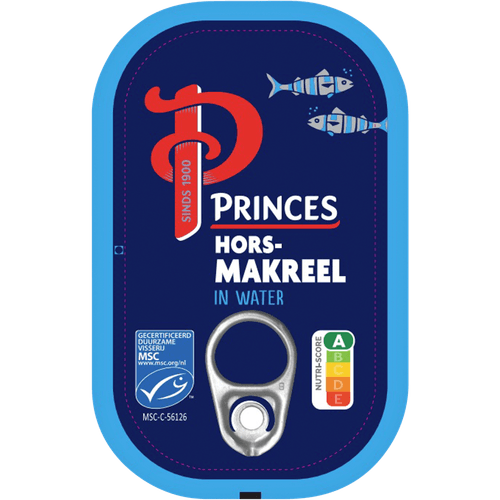 Princes Horsmakreel in water