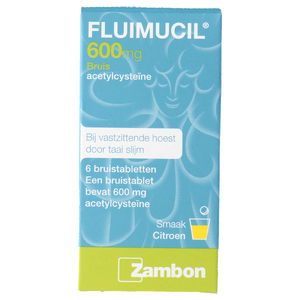 Fluimucil Bruistablet 600mg 6st