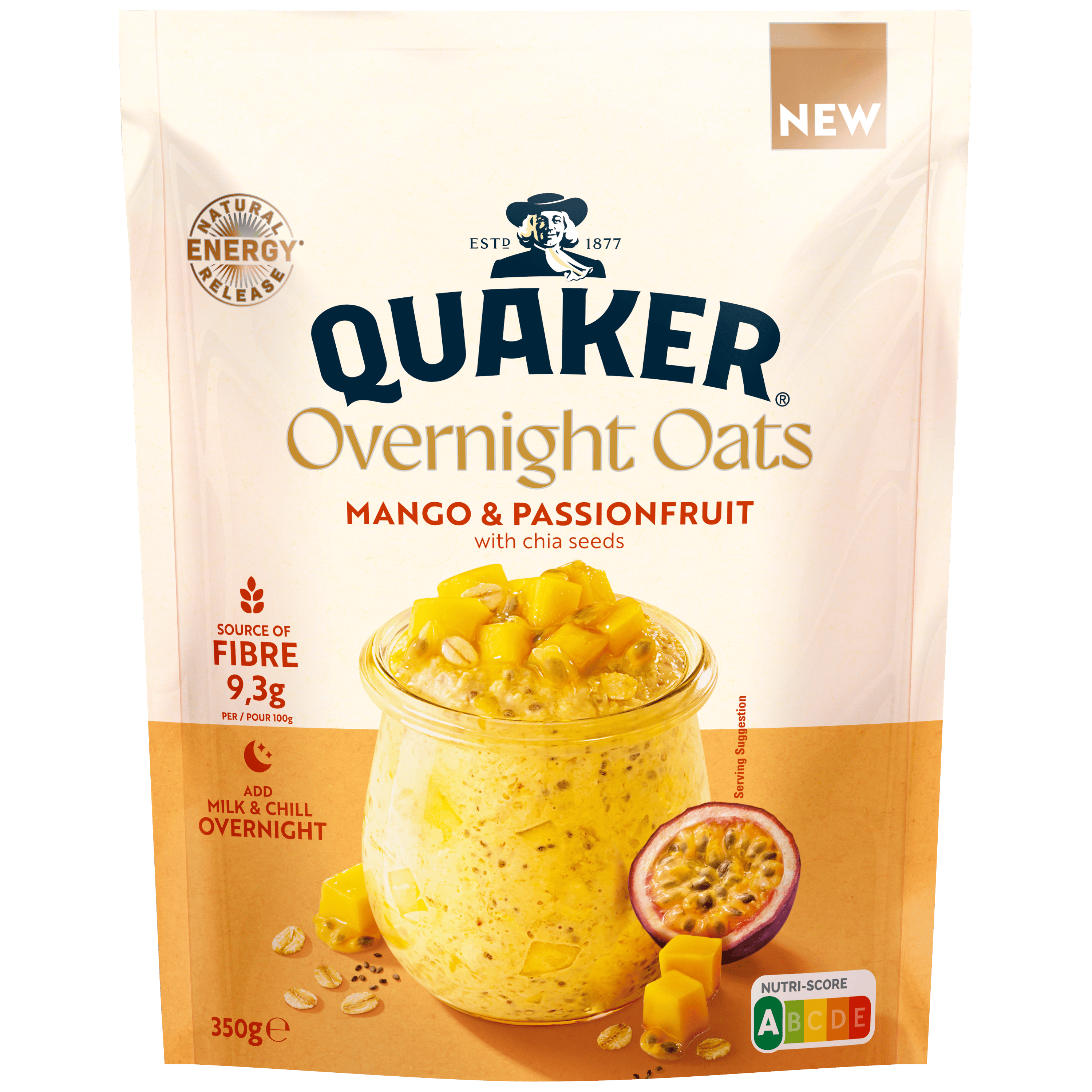 Quaker Overnight Oats Mango Passion