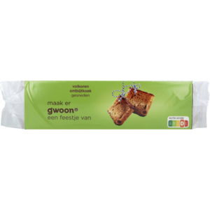 G'woon Ontbijtkoek Volkoren Gesn