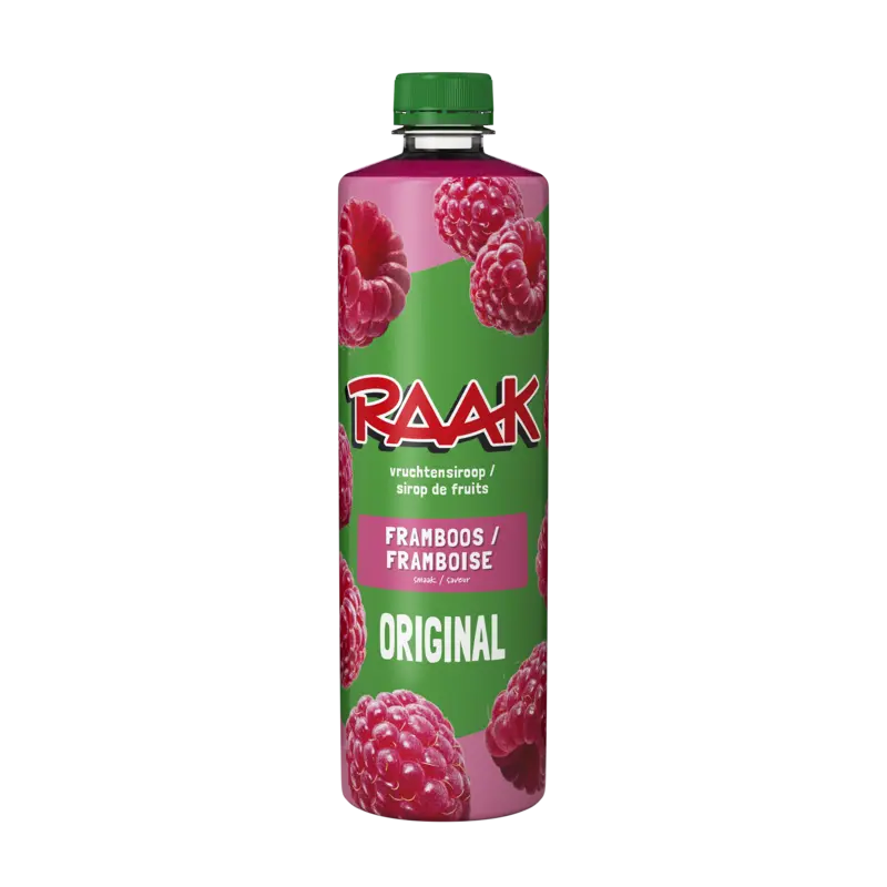 Raak Vruchtensiroop frambozensmaak