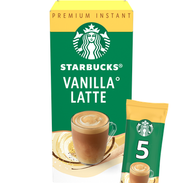 Starbucks Vanillesmaak Latte 5 stuks