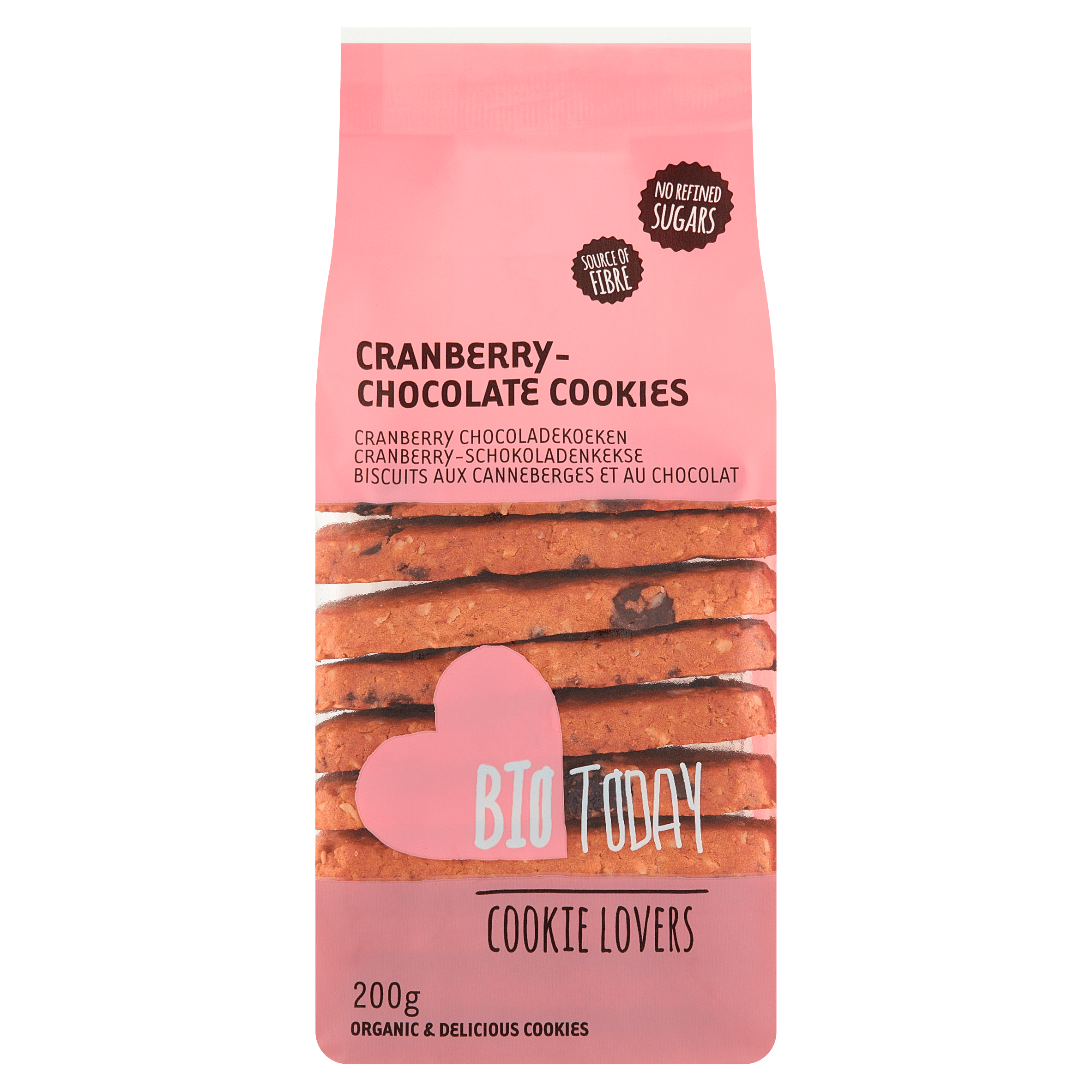 BioToday Cranberry chocoladekoeken biologisch