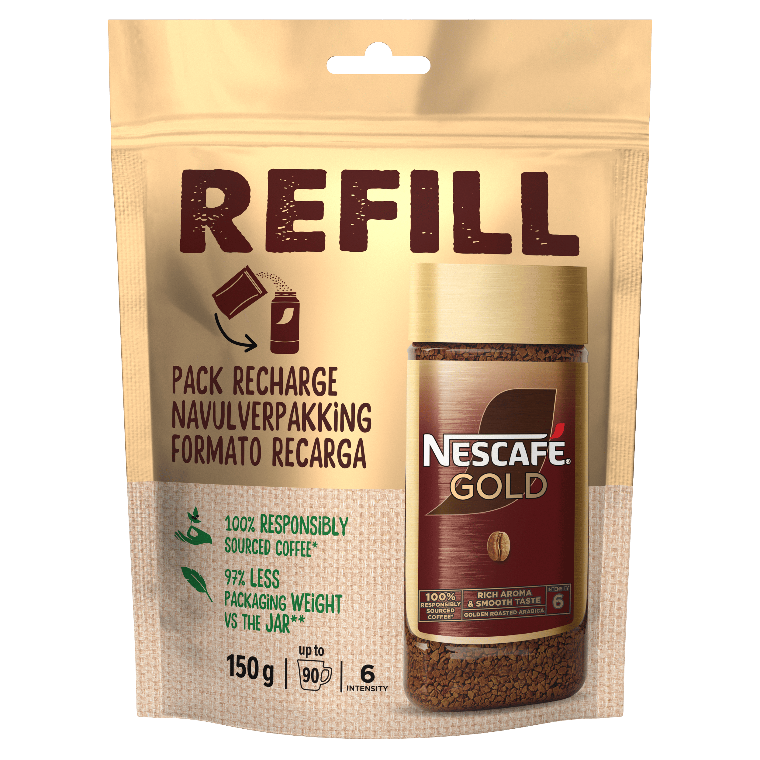Nescafe Gold refill bag