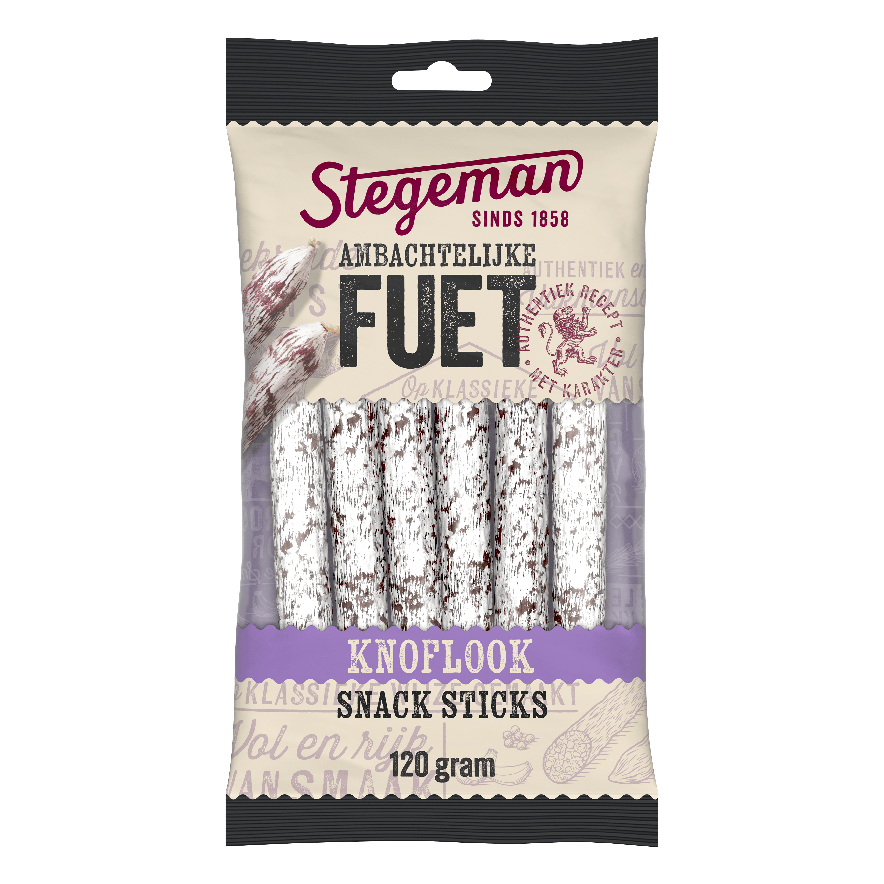 Stegeman Ambachtelijke Fuet Sticks Knoflook