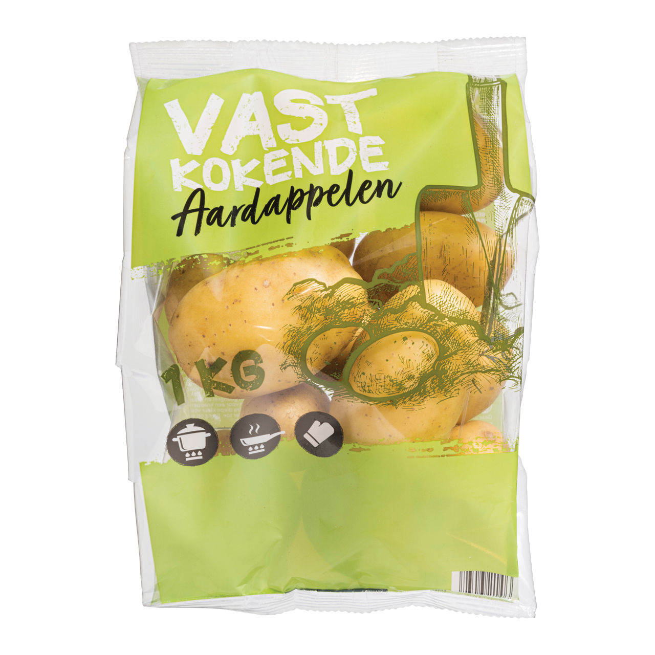Vastkokende aardappelen