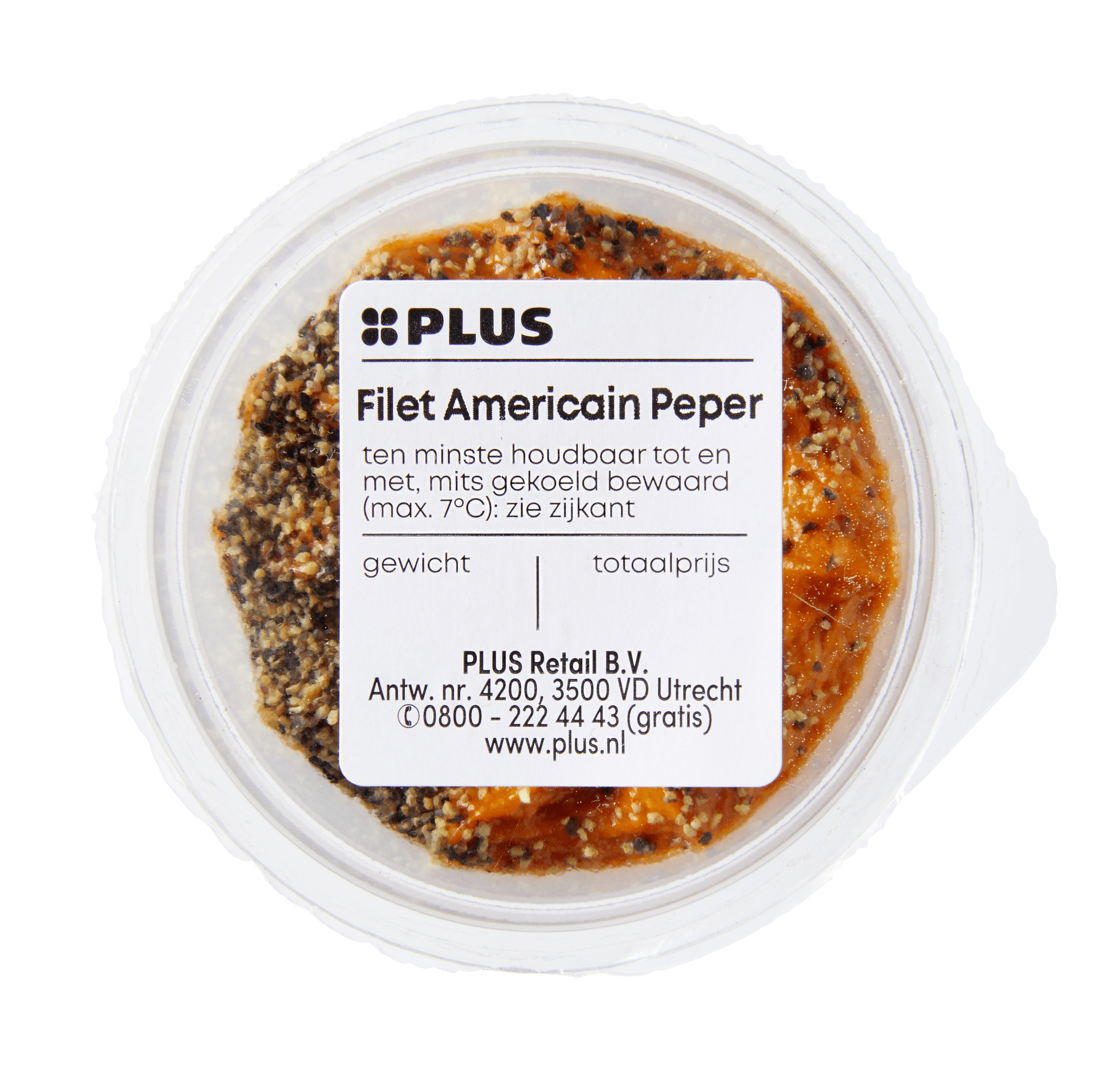 PLUS Filet americain peper cup