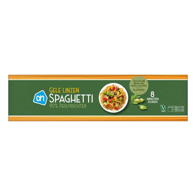 AH Gele linzen spaghetti