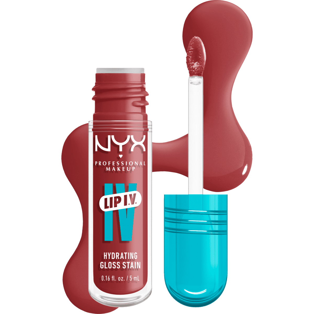NYX Professional Makeup Lip IV Hydraterende Lipgloss Stain Hydra Honey