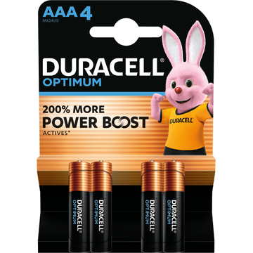 Duracell Optimum AAA 4 Stuks