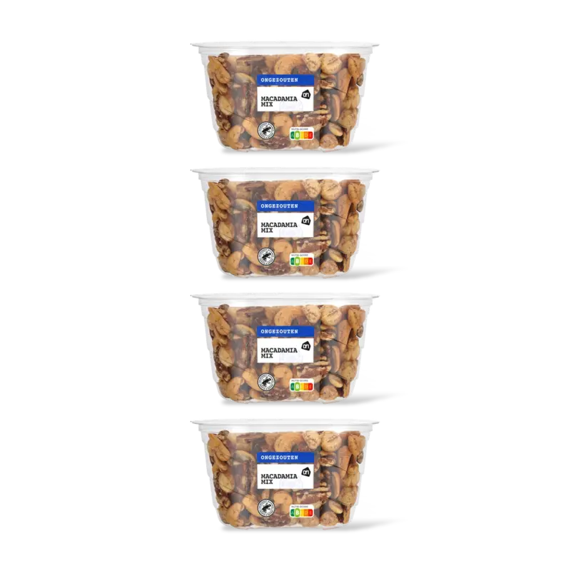 AH Ongezouten macadamia mix 4-pack