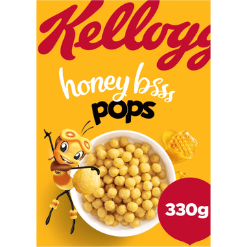 Kellogg's Honey Pops ontbijtgranen 330 g
