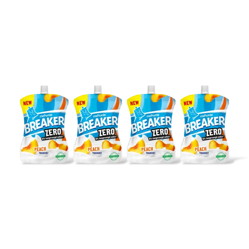 Melkunie Breaker zero perzik 4-pack