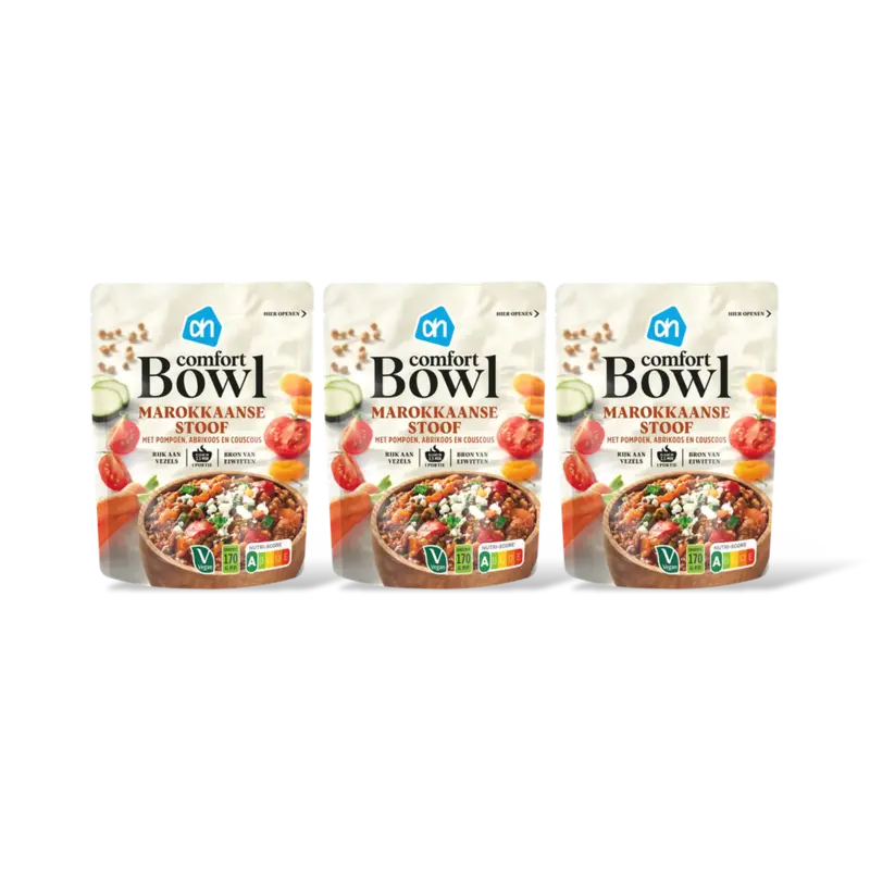 AH Comfort bowl Marokkaanse stoof 3-pack