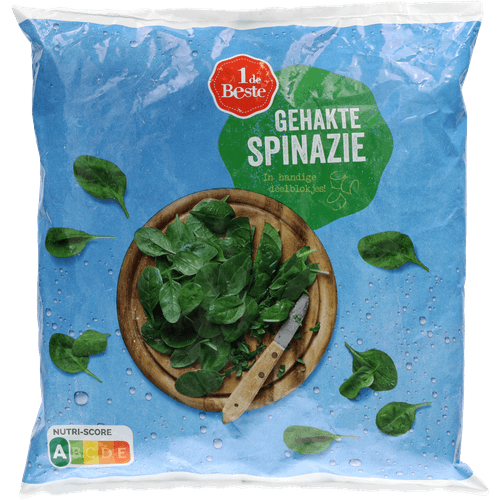 1 de Beste Spinazie gehakt deelblokjes