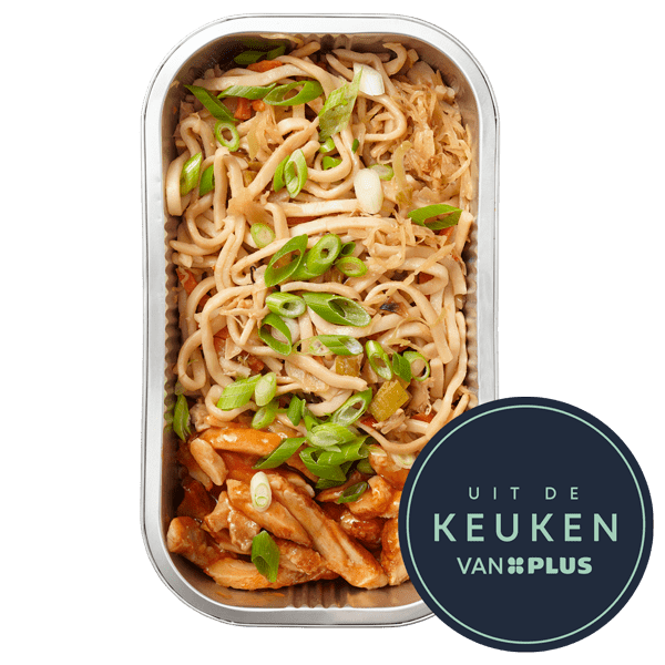 Uit de keuken van PLUS Bami met ajam pangang