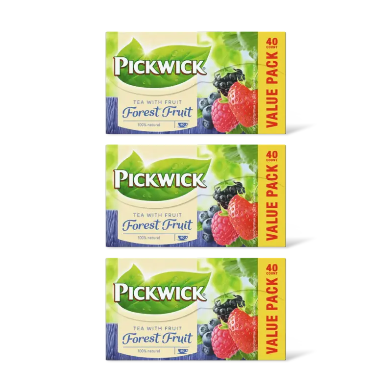 Pickwick Bosvruchten fruit thee voordeel 3-pack