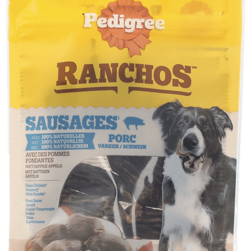 Pedigree Hondensnacks ranchos sausages varken