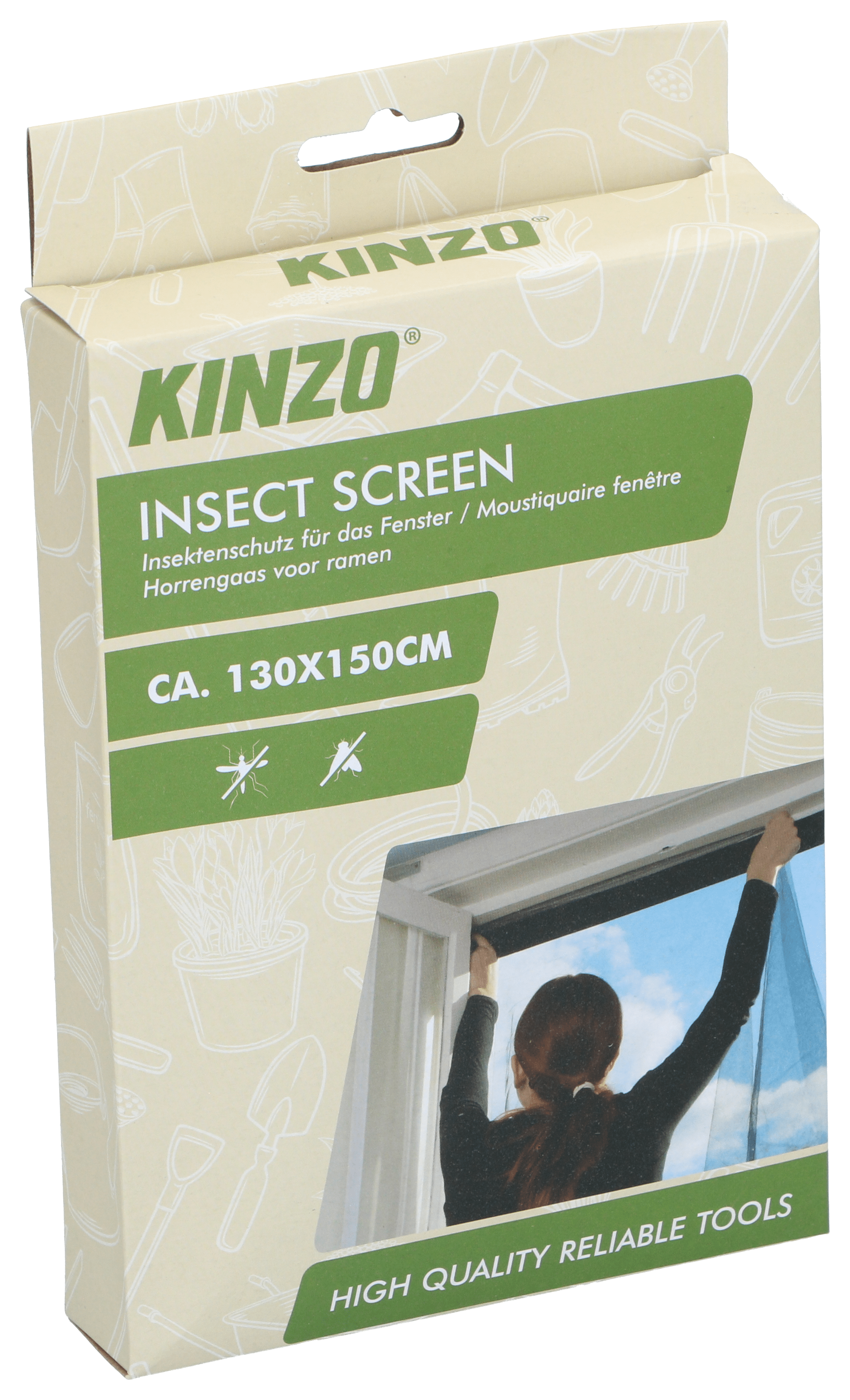 Kinzo Insecten hor raam