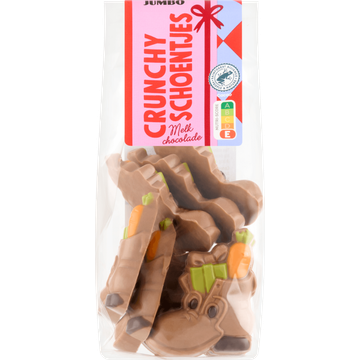 Jumbo Crunchy Schoentjes Melkchocolade 135 g