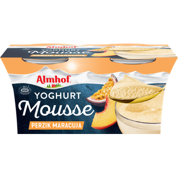 Almhof Yoghurt Mousse Perzik Maracuja 2 x 95 g