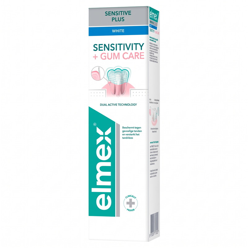 Elmex Tandpasta sensitive plus gum white