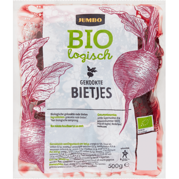 Jumbo Gekookte Bietjes Biologisch 500 g