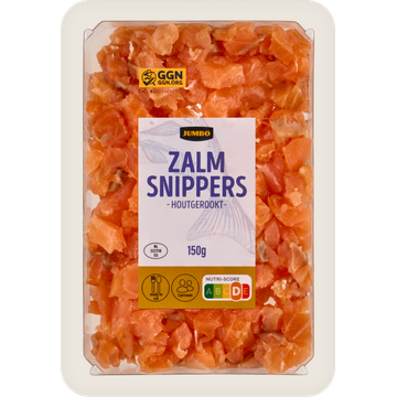 Jumbo Zalmsnippers Houtgerookt 150 g