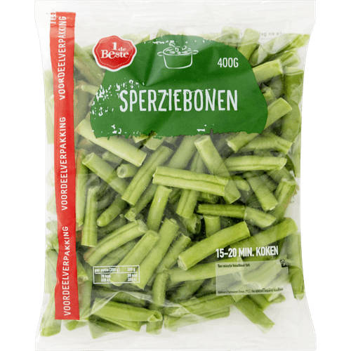 1 de Beste Sperziebonen gebroken voordeel verpakking
