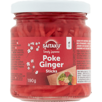 Saitaku Poke Ginger Sticks 190 g