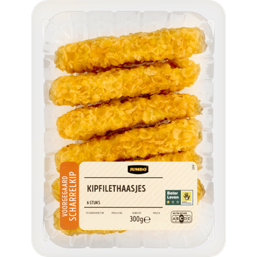 Jumbo Kipfilethaasjes Krokant 6 Stuks