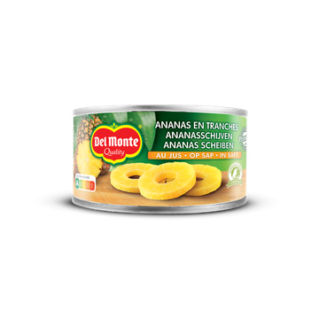 Del Monte Ananasschijven op Sap 220 g