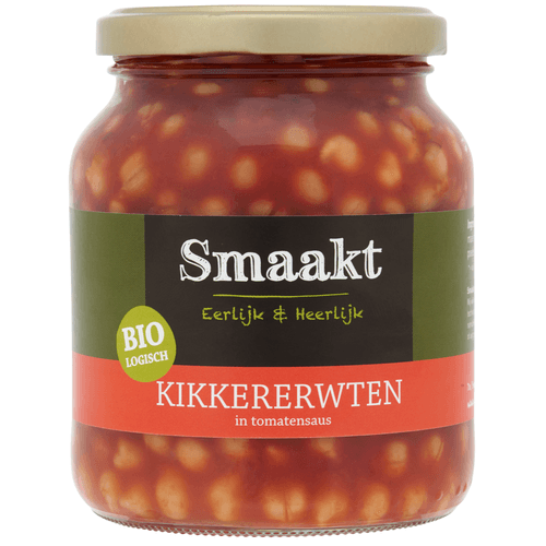Smaakt Kikkererwten in saus