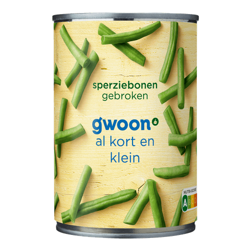 G'woon Sperziebonen fijn gebroken
