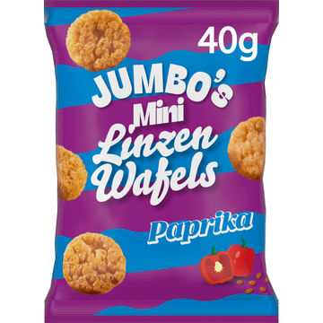 Jumbo's Mini Linzenwafel Paprika 40 g