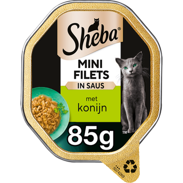 Sheba Mini Filets in Saus met Konijn 85 g