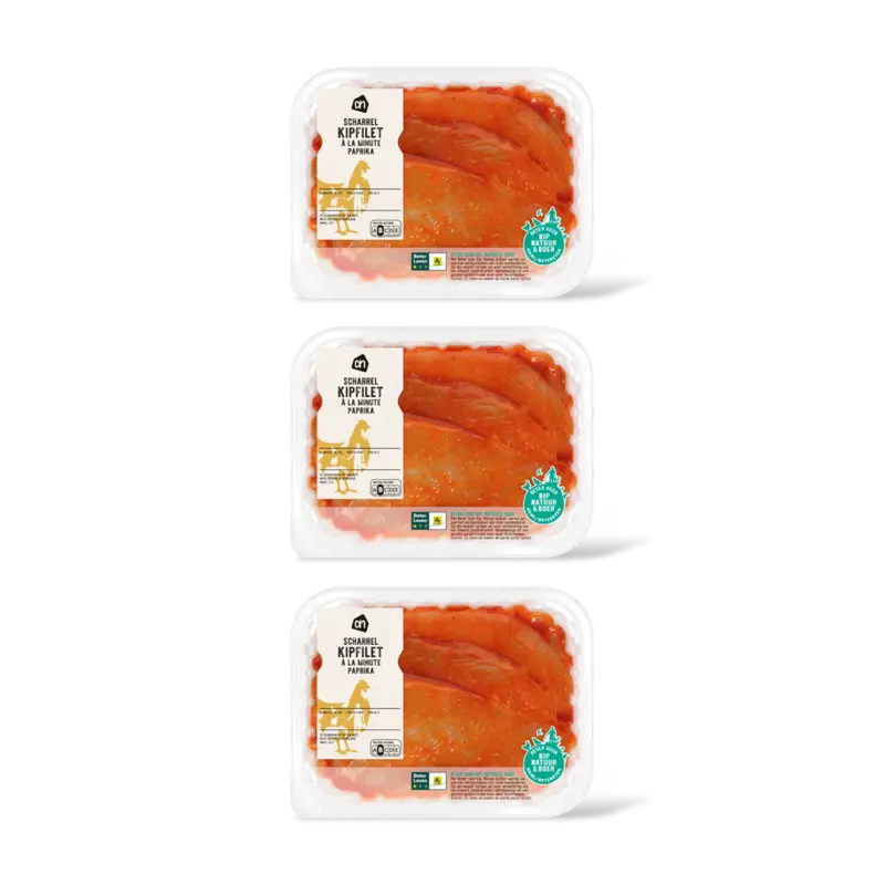 AH Scharrelkipfilet Ã  la minut paprika 3pk