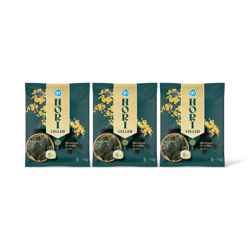 AH Nori vellen 3-pack