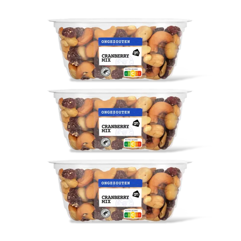 AH Cranberry mix ongezouten 3-pack