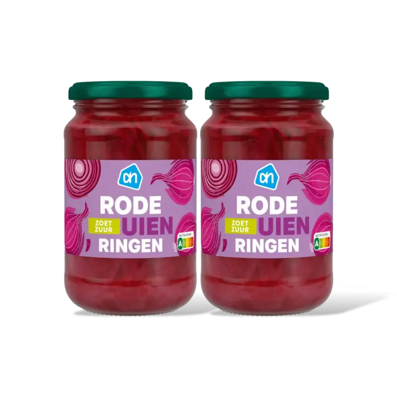 AH Rode uienringen zoetzuur 2-pack