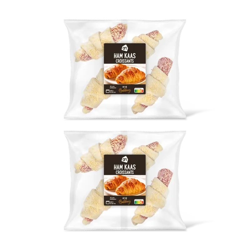 AH Ham kaas croissants 2-pack