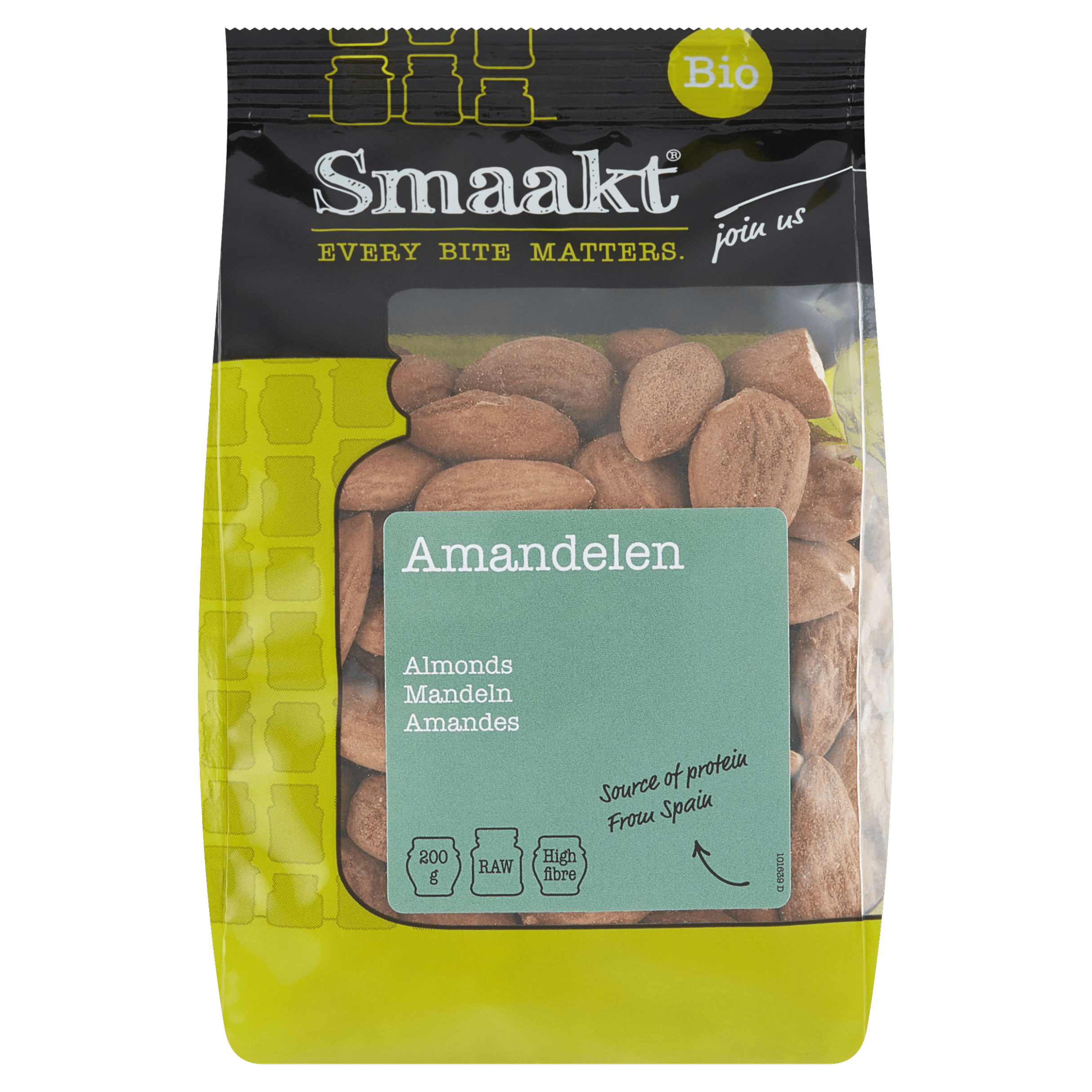 Smaakt Amandelen bio