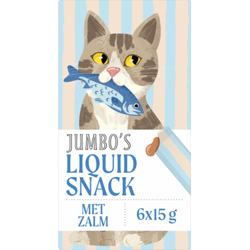Jumbo's Liquid Snack met Zalm 6 Stuks