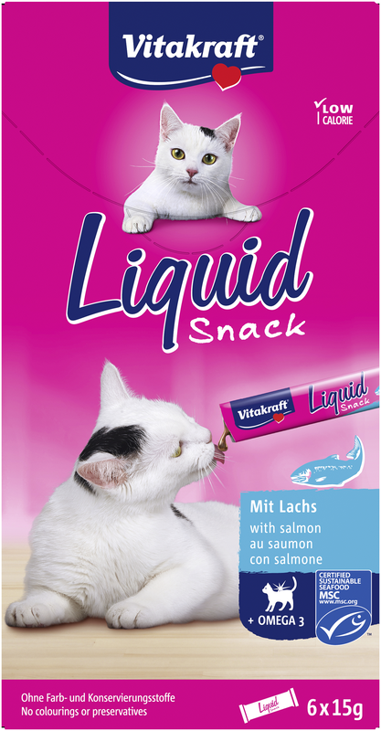 Vitakraft Liquid snack zalm & omega