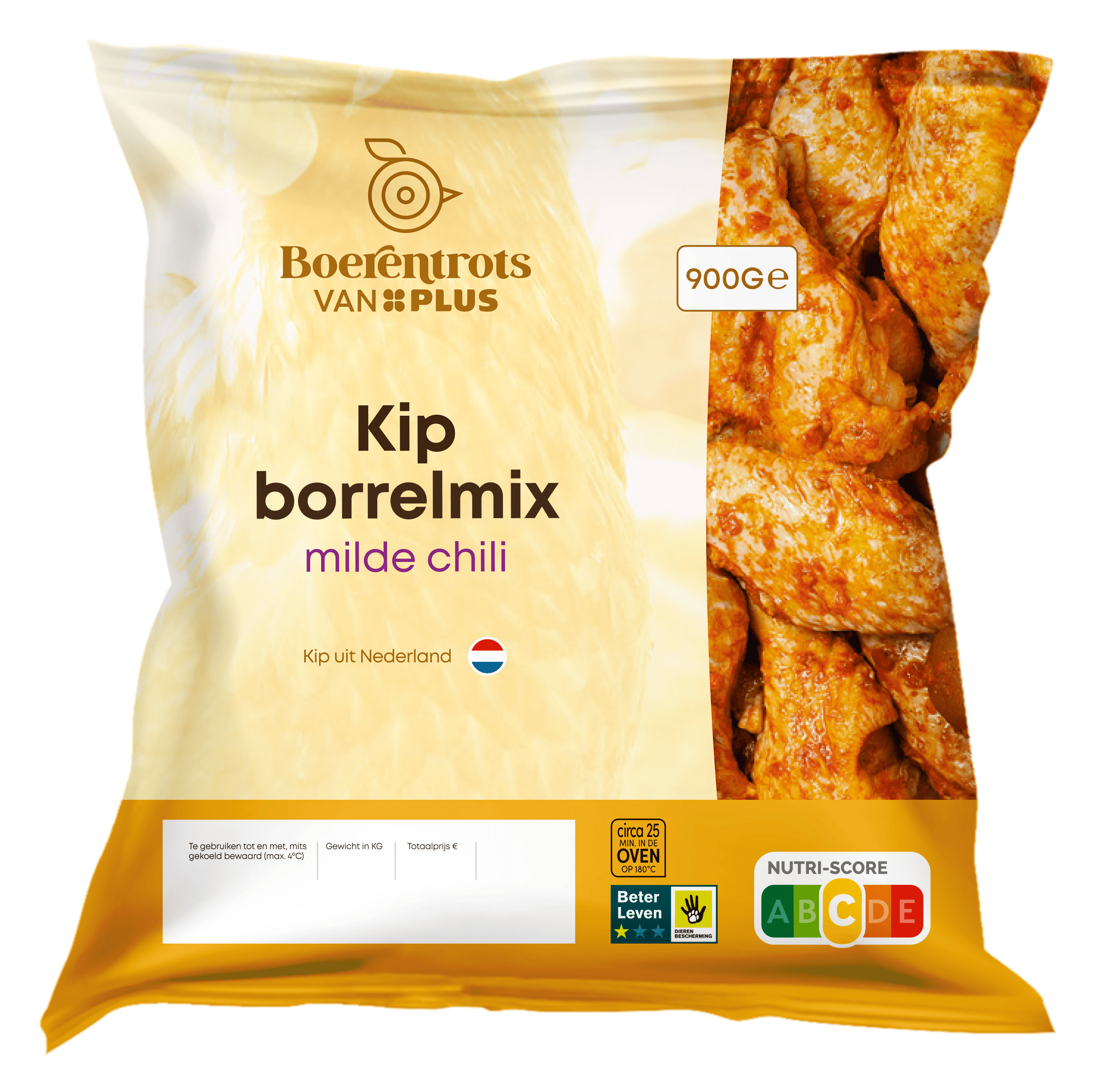 PLUS Boerentrots Kipborrelmix milde chili