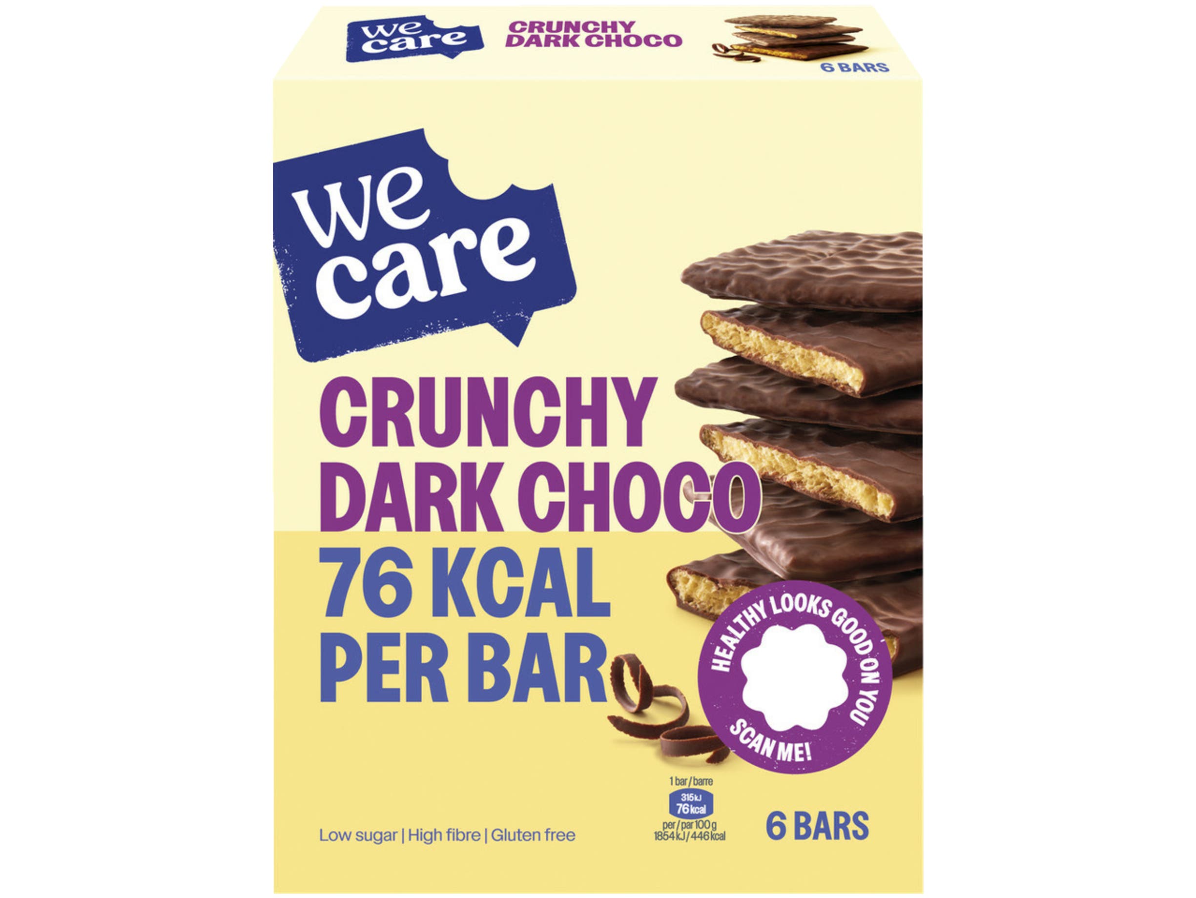 Crunchy bar dark chocolate