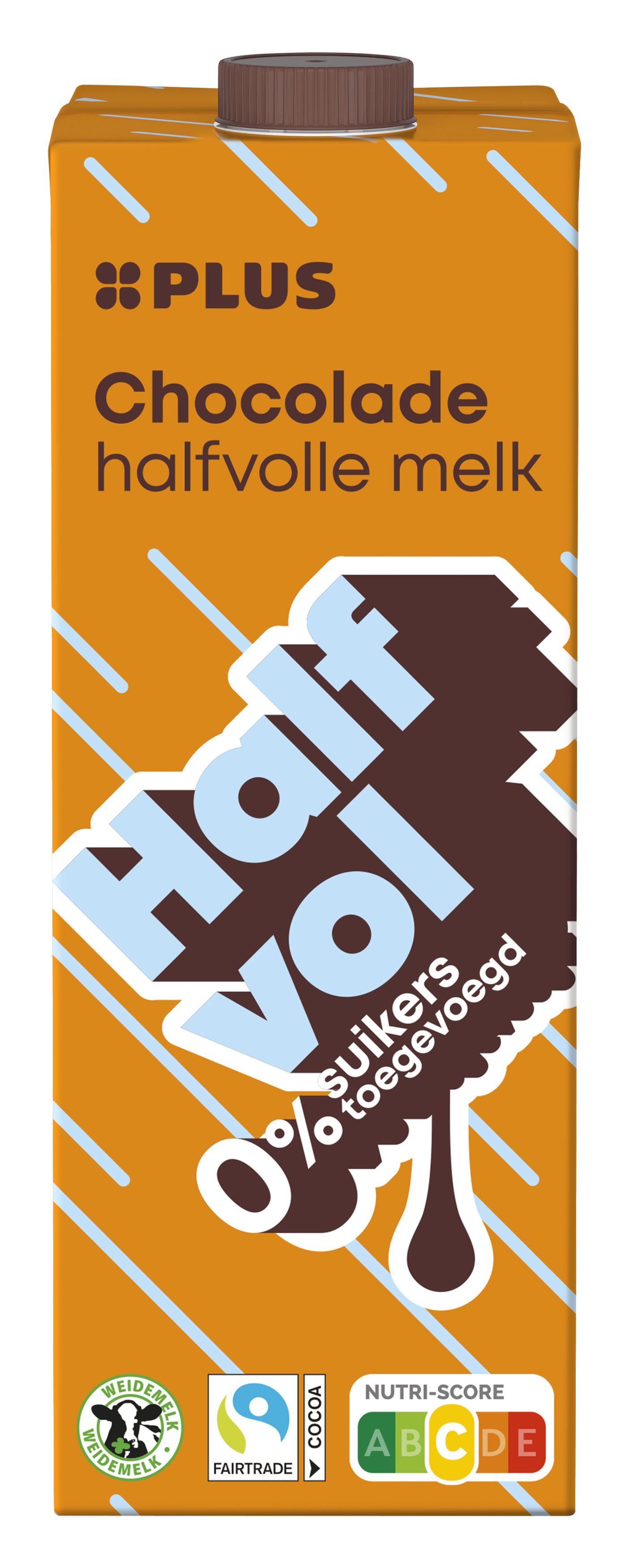PLUS Chocolademelk halfvol 0%
