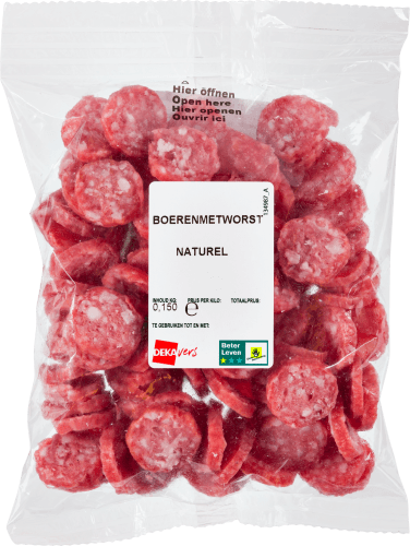 DekaVers Boerenmetworst naturel